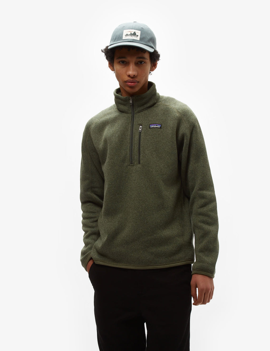 Patagonia Better Sweater 1/4 Zip - Industrial Green | Urban Excess