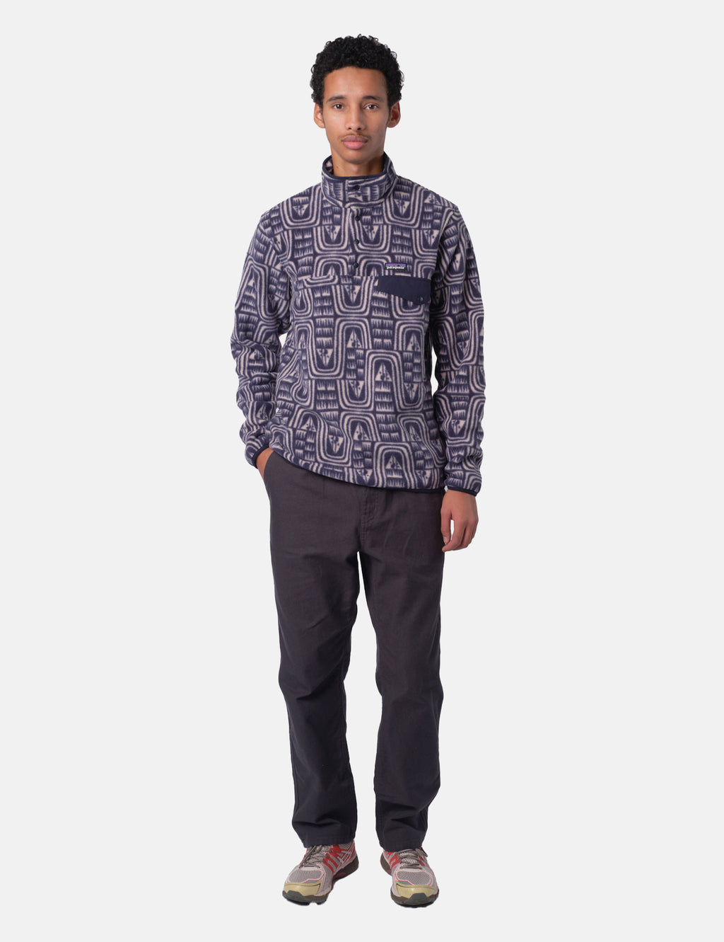 patagonia Synchilla スナップT Patagonia LW Synchilla Snap-T Fleece - Flow: Sunken Blue | Urban