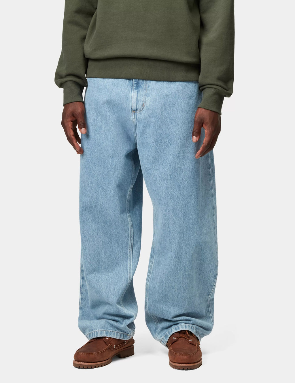 Carhartt WIP Brandon Pant - Blue Stone Bleached | Urban Excess