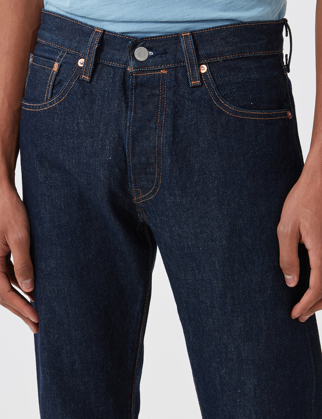 Levis Made & Crafted 501 Original Fit Jeans - LMC Rinse