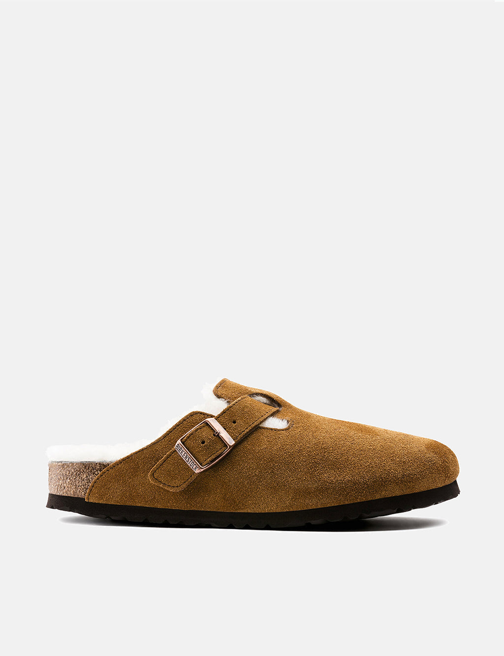 Birkenstock Boston Shearling (Regular) - Mink I URBAN EXCESS