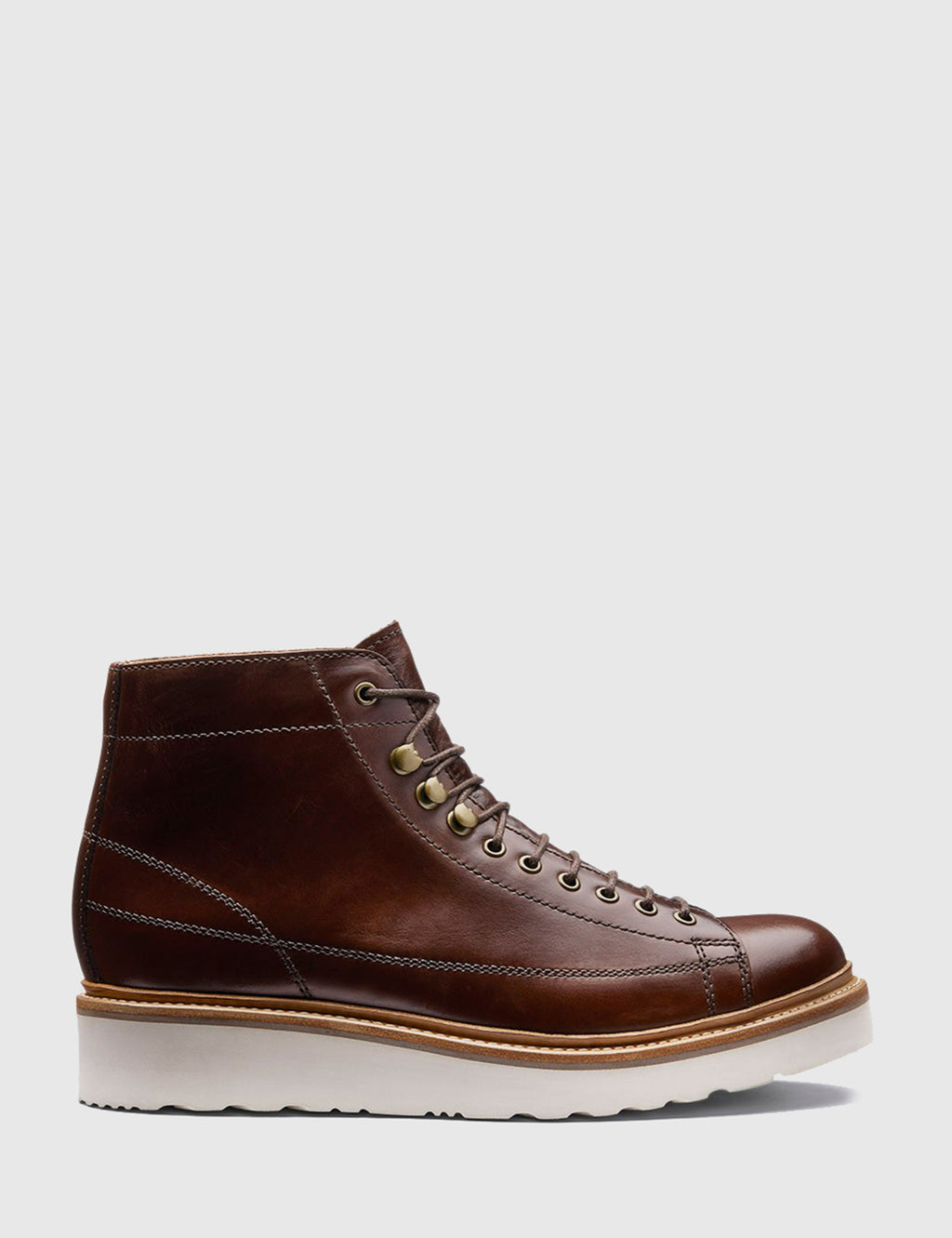 Grenson Andy Leather Monkey Boot - Chestnut Brown | URBAN EXCESS