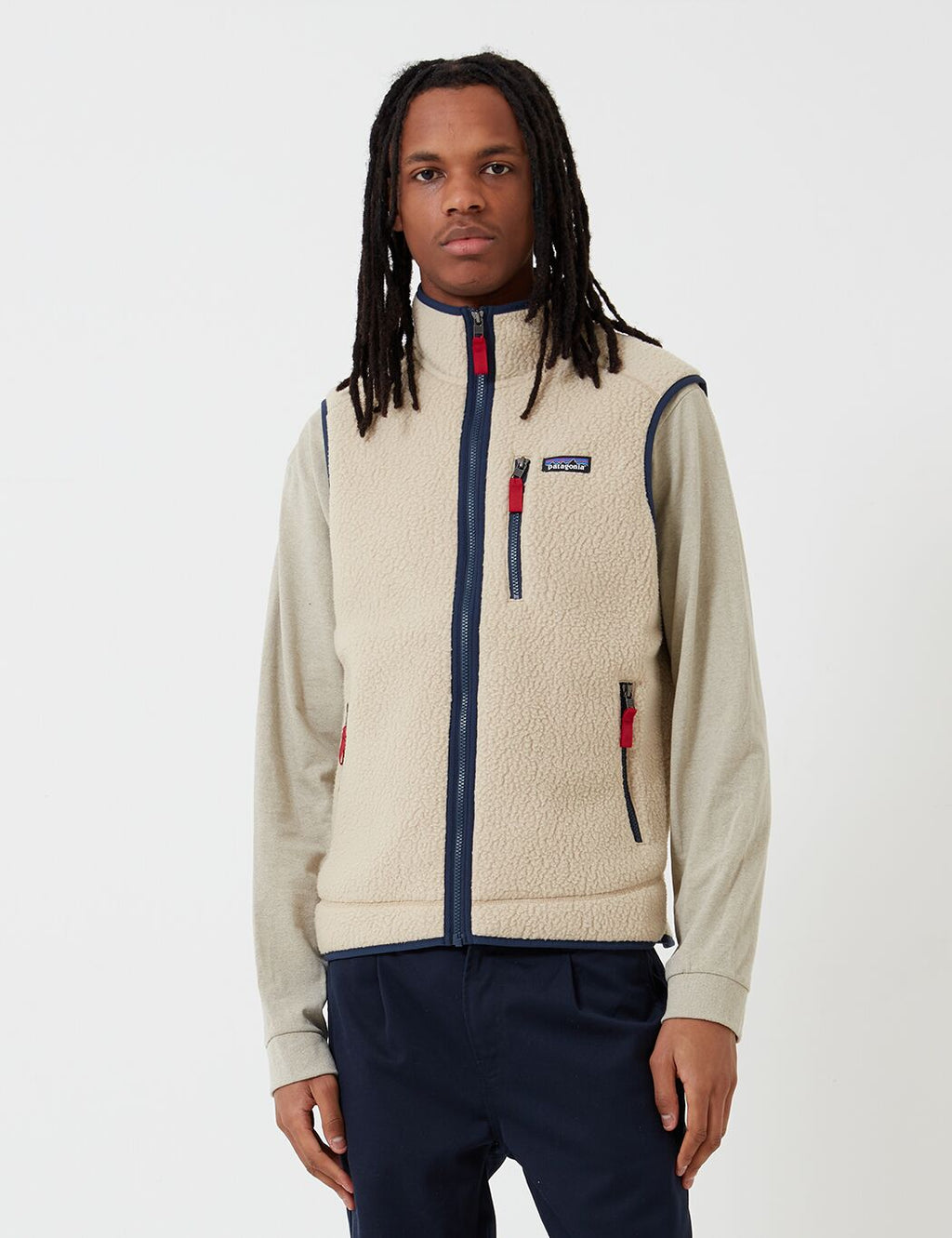 【史上最も激安】 Cap El - Pullover Pile Retro Patagonia Khaki EXCESS. URBAN | Mサイズ