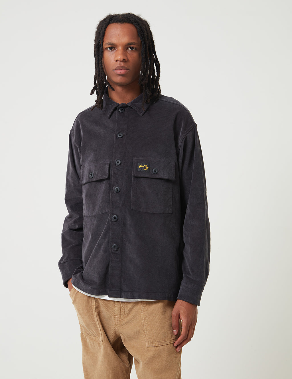 Stan Ray Cord CPO Shirt - Navy | URBAN EXCESS. – URBAN