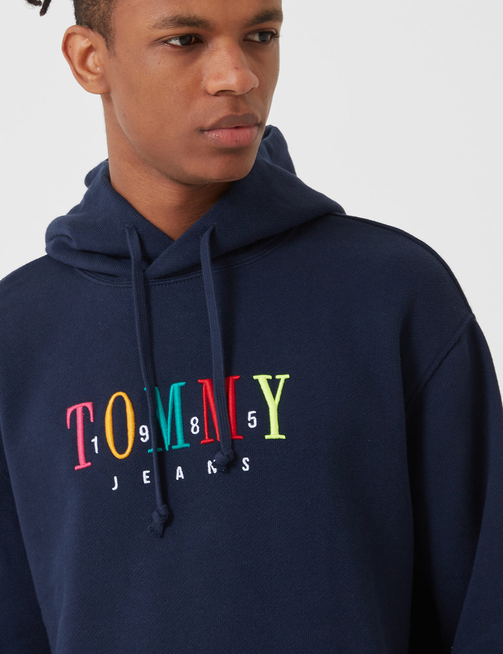 Tommy Hilfiger Graphic Hooded Sweatshirt - Black Iris | URBAN EXCESS. –  URBAN EXCESS USA