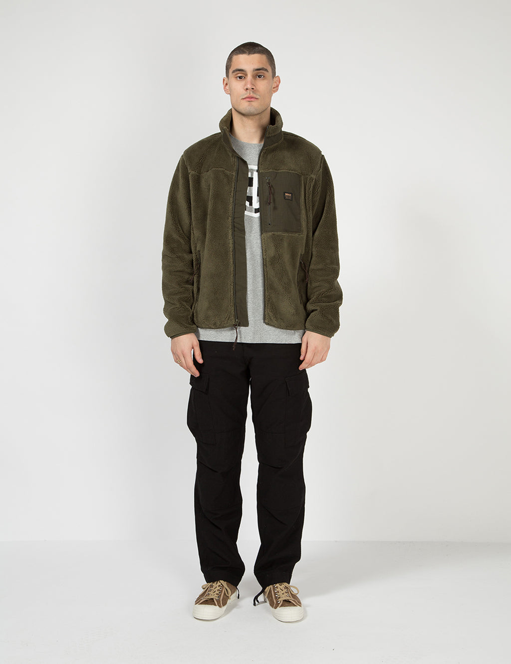 Deus Ex Machina Fletcher Fleece Jacket - Forest Green