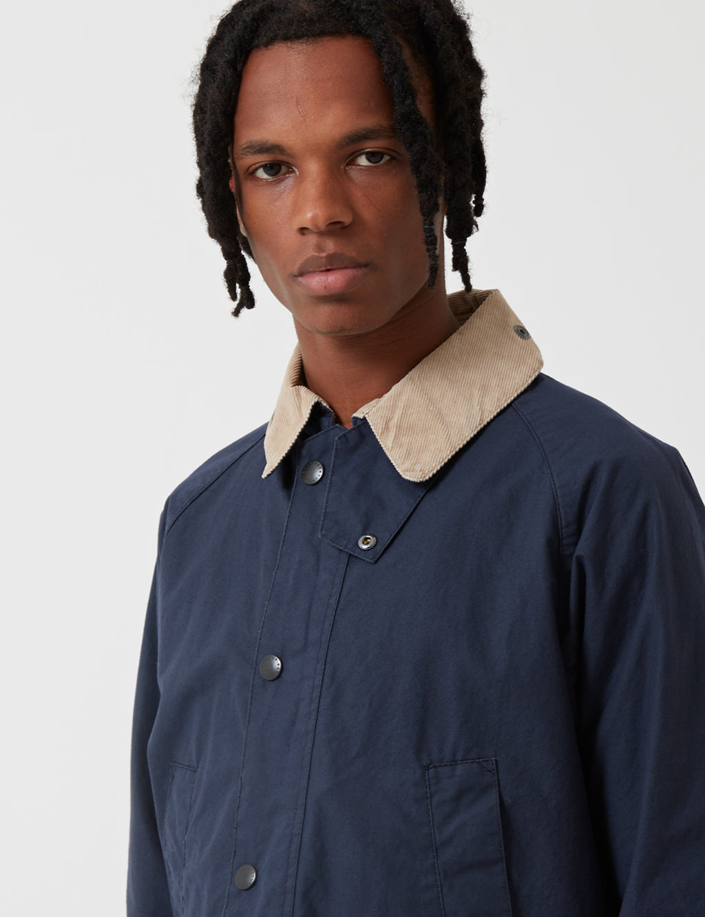 Barbour Washed Bedale (sl) Jacket - Navy | URBAN EXCESS. – URBAN