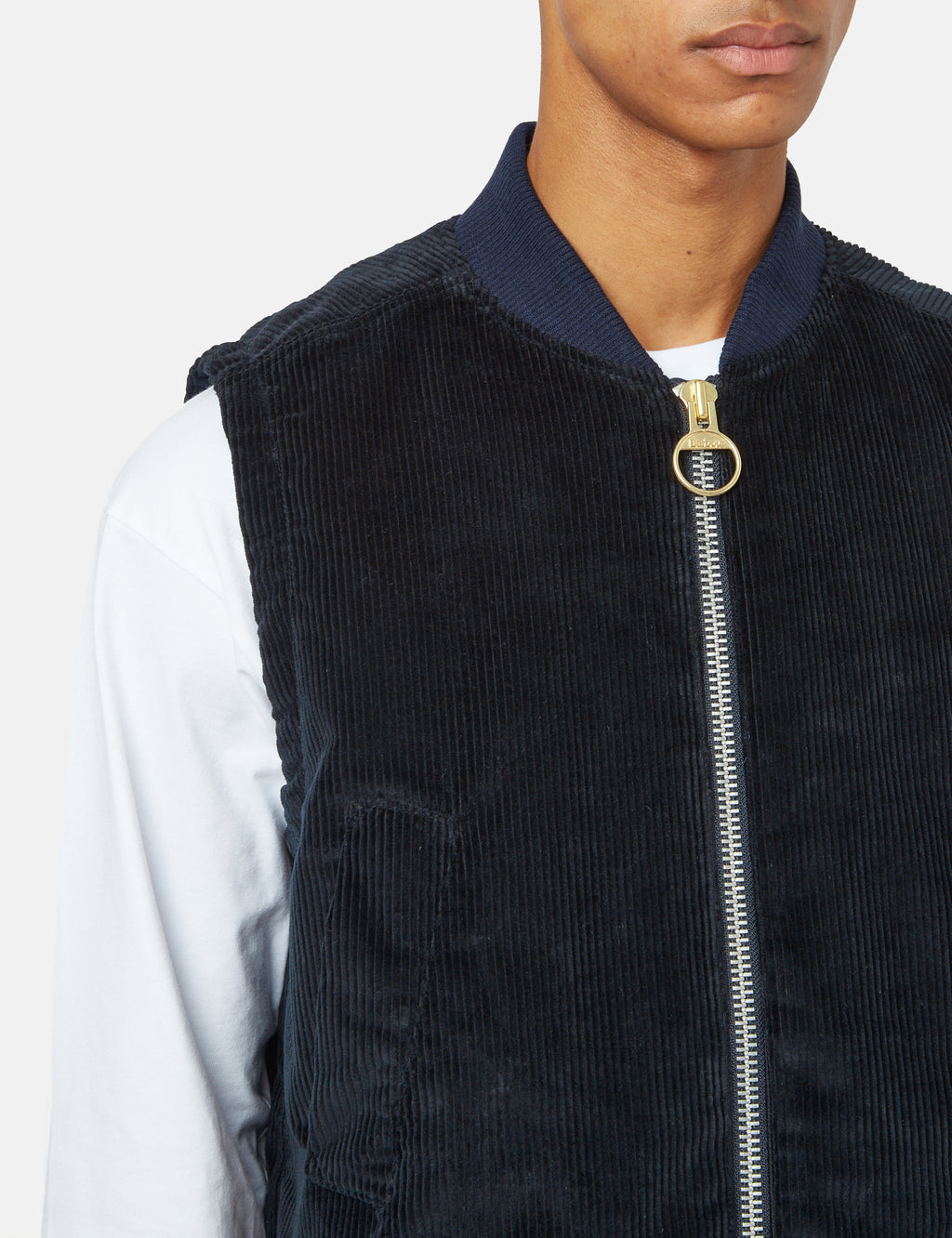 Barbour Westmorland Gilet (Cord) - Navy Blue I Urban Excess