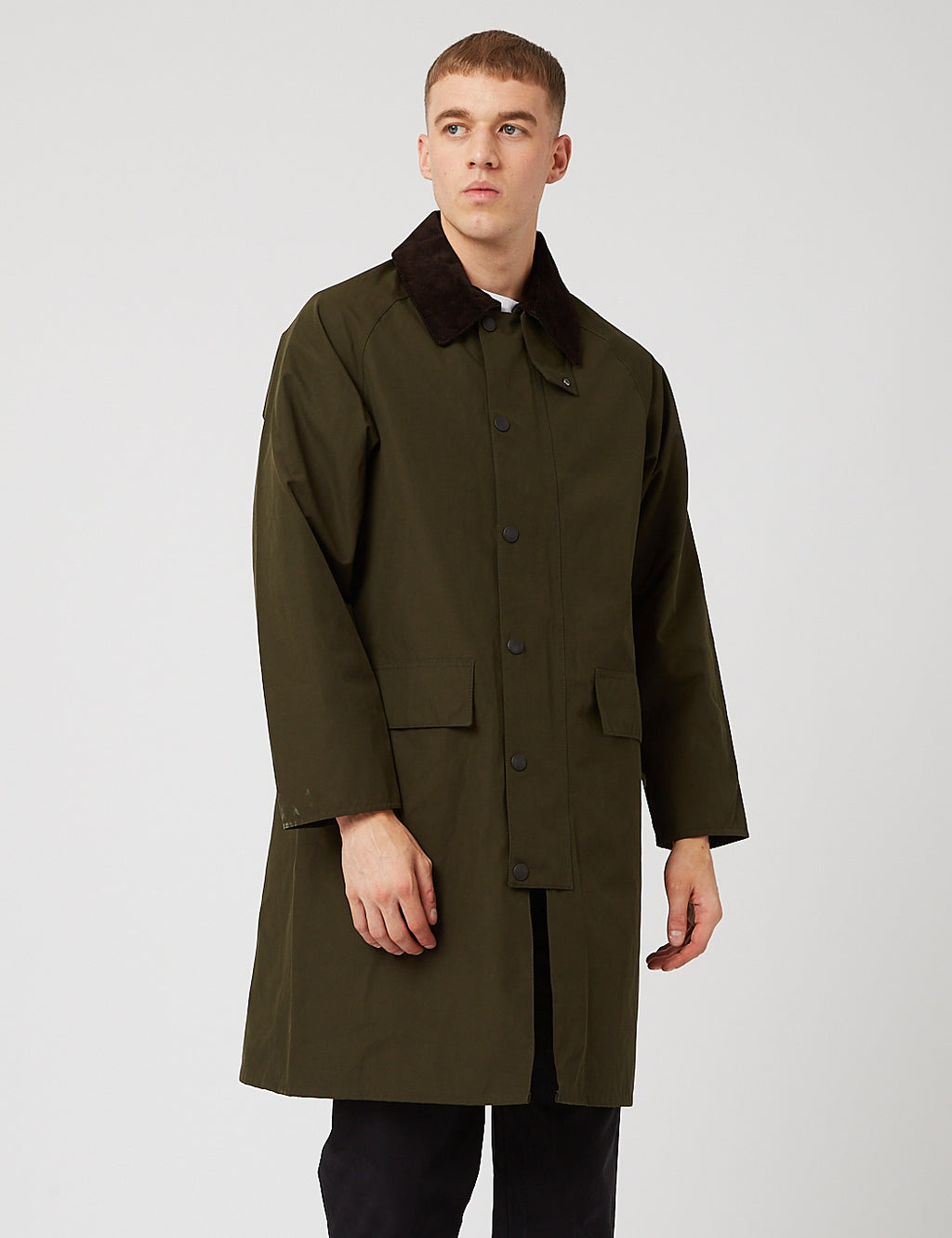 Barbour Waterproof Slim Burghley Jacket - Sage Green | URBAN EXCESS.