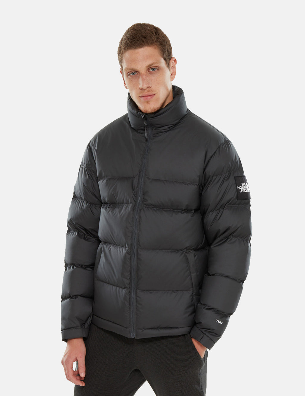 The north face black label 1992 nuptse jacket asphalt grey new arrivals