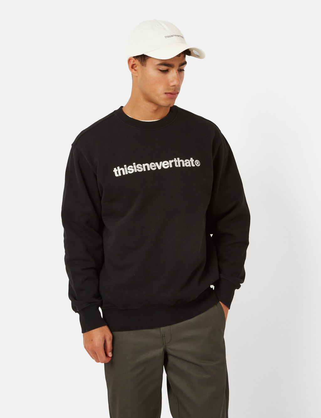 Thisisneverthat T-Logo Crewneck Sweatshirt - Black