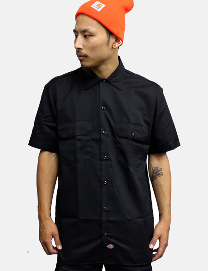 Dickies Black Short Sleeve Work Shirt