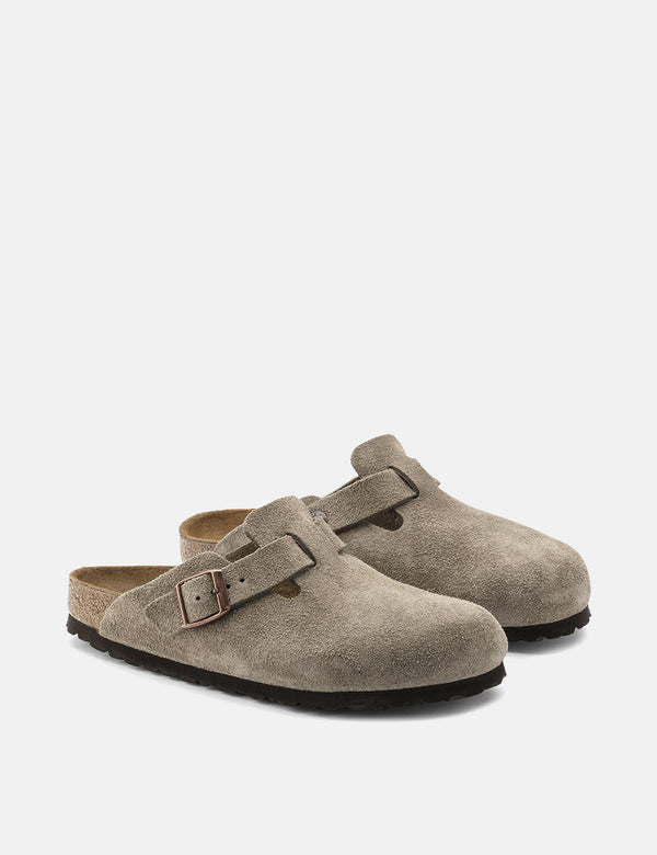 Birkenstock Boston Clogs (Regular) - Taupe EU SIZES