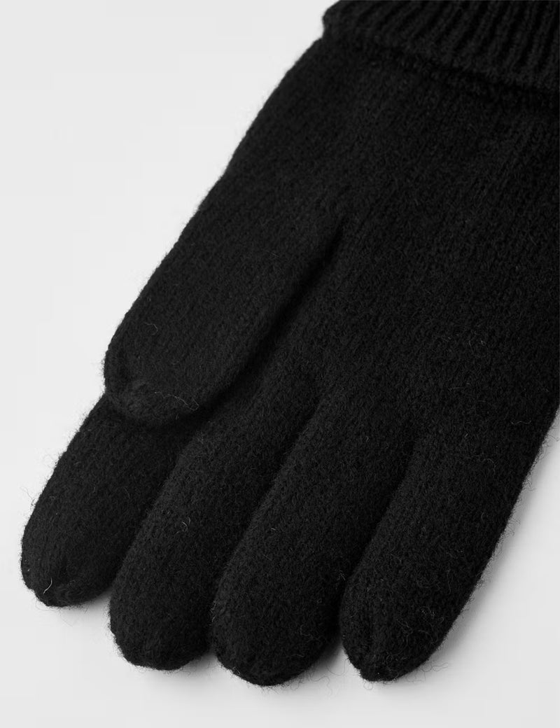 Hestra Raggwool Gloves - Black