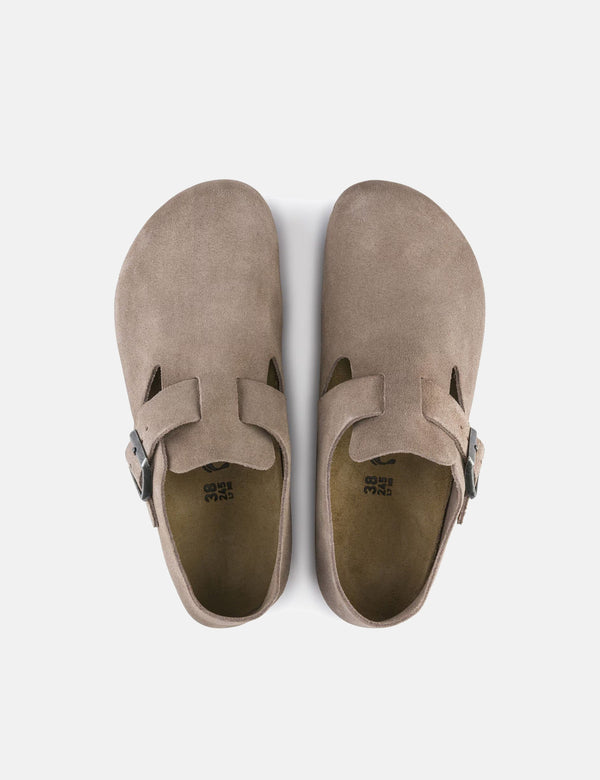 Birkenstock London Suede (Regular) - Taupe