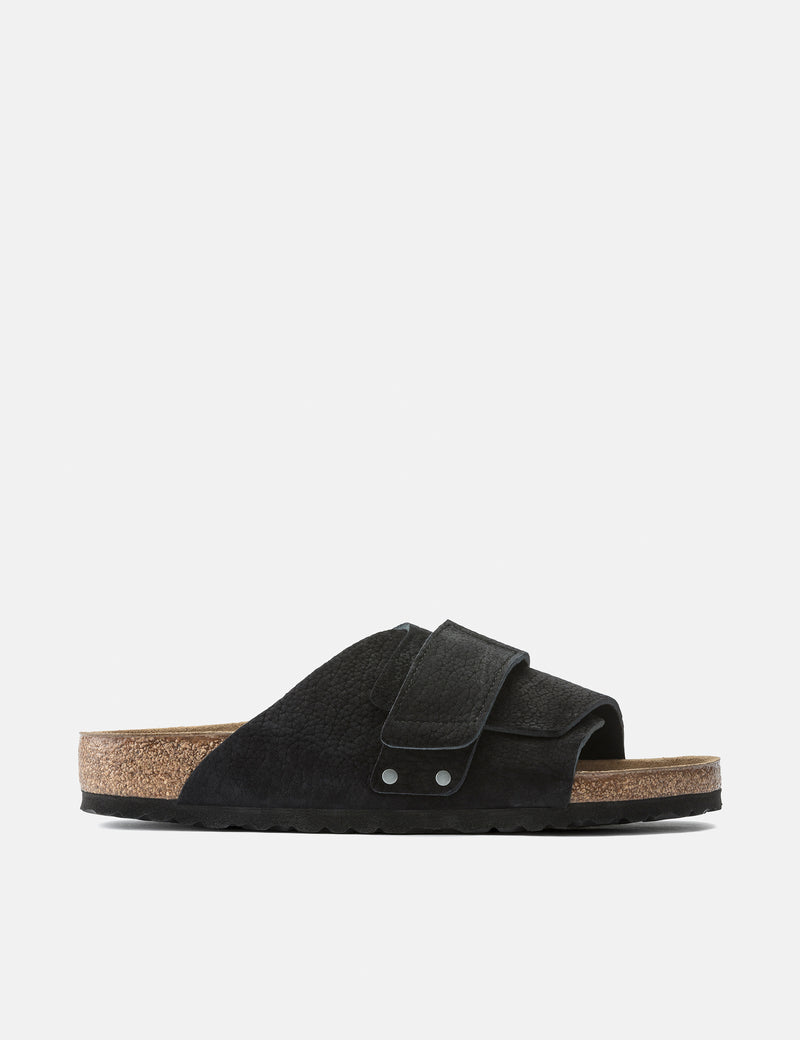 Birkenstock Kyoto Sandal (Nubuck) - Desert Buck Black