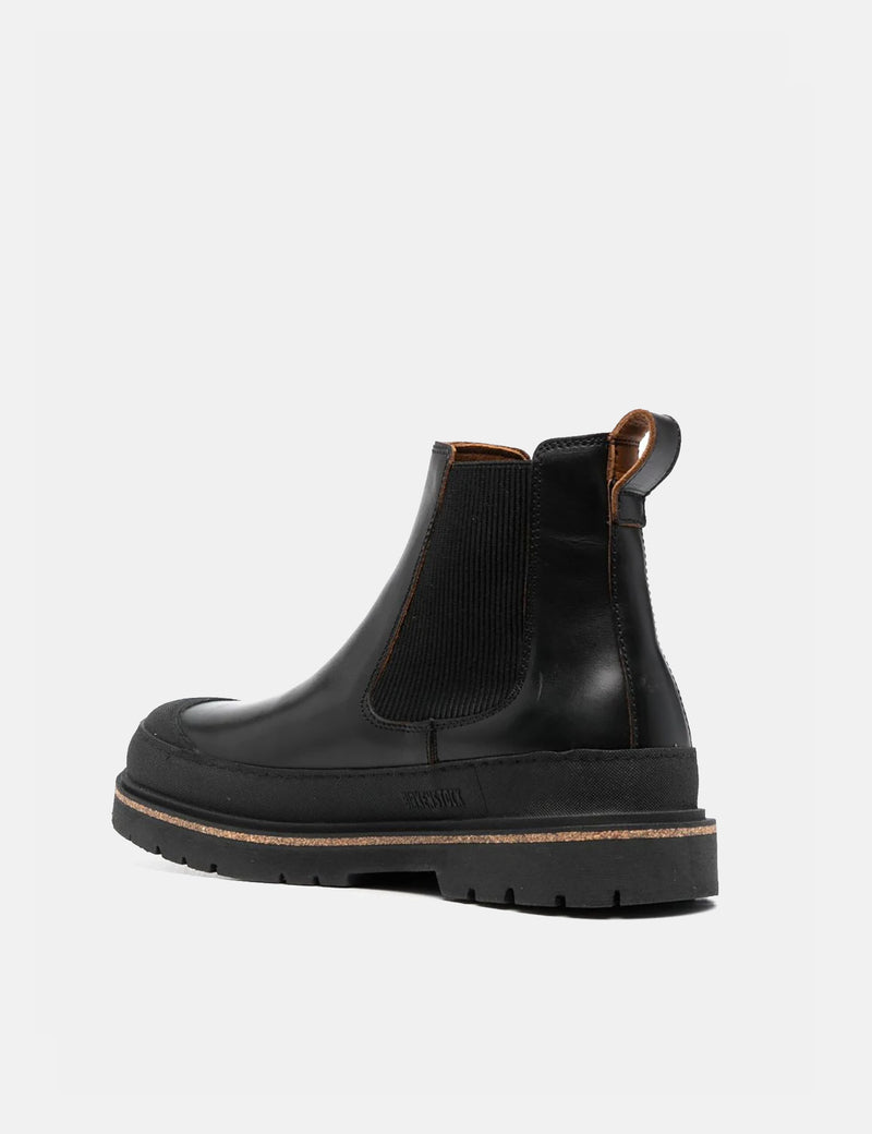 Birkenstock Prescott Leather Slip-On (Regular) - Black