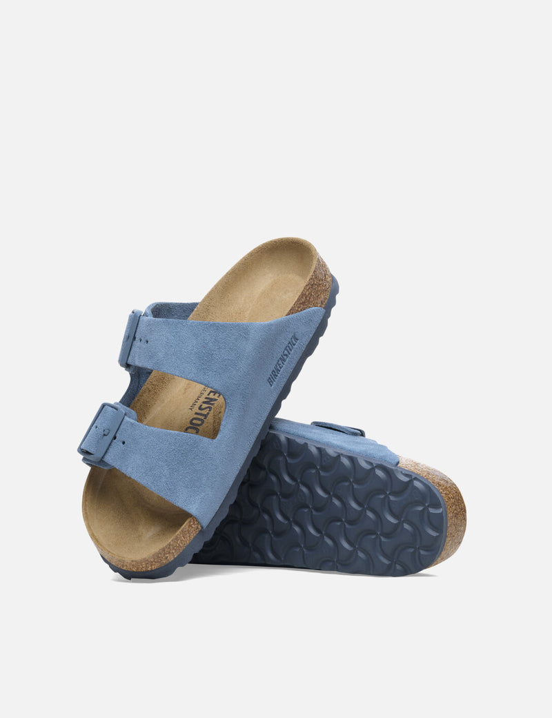 Birkenstock Women's Arizona Sandals (Narrow) - Elemental Blue
