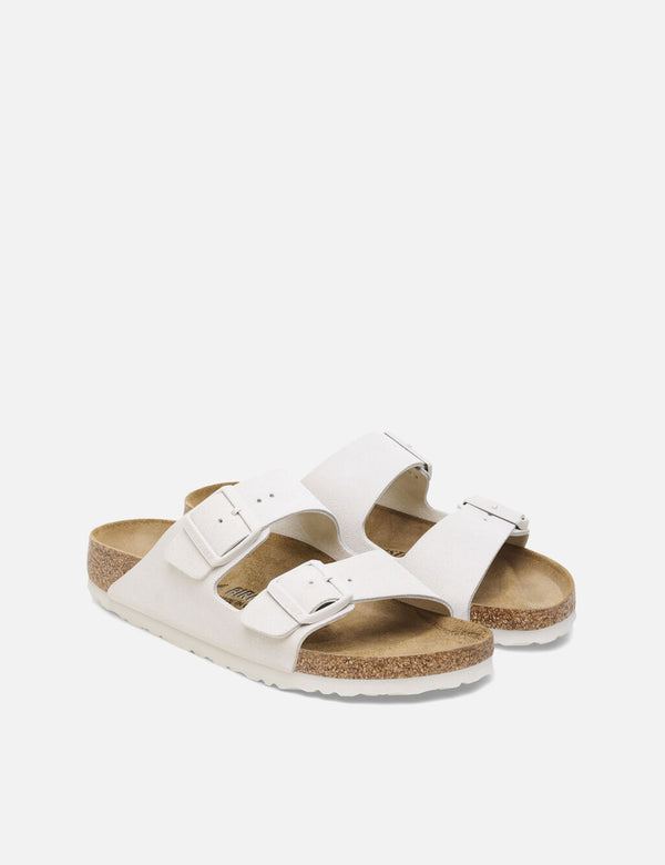 Birkenstock Arizona Sandals LEVE Antique (Regular) - White