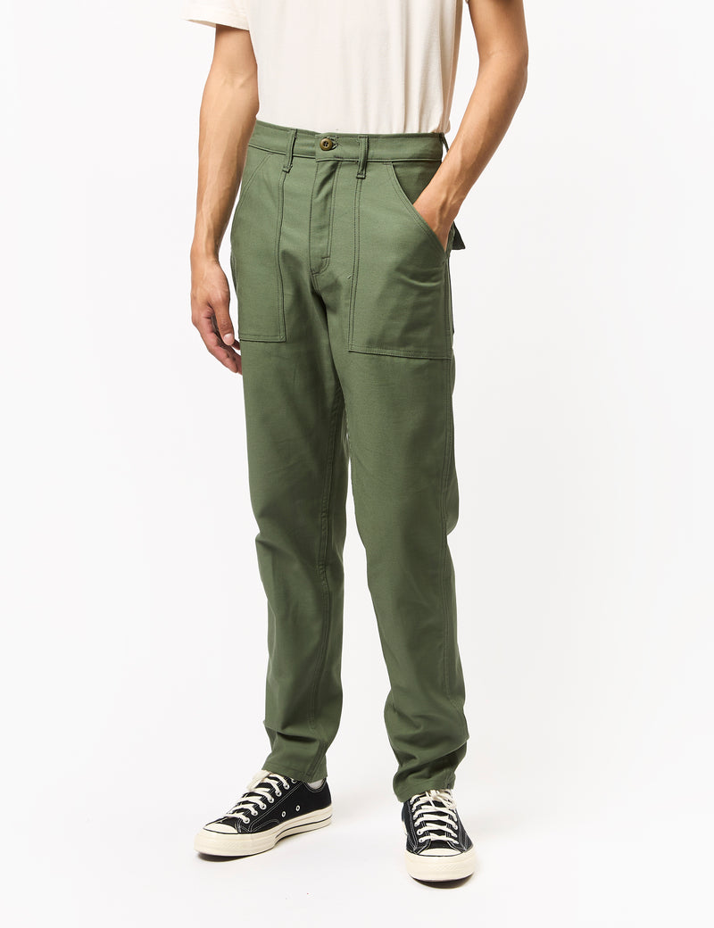 Stan Ray 4 Pocket Fatigue Pant (Loose Taper) - Olive Green