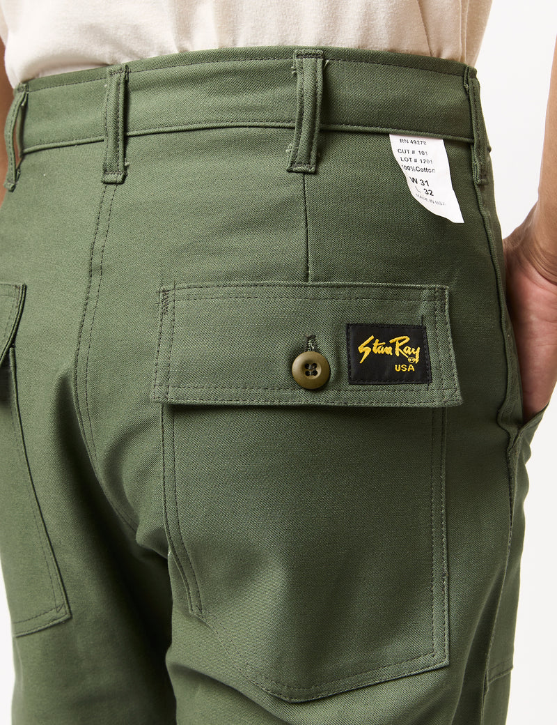 Stan Ray 4 Pocket Fatigue Pant (Loose Taper) - Olive Green