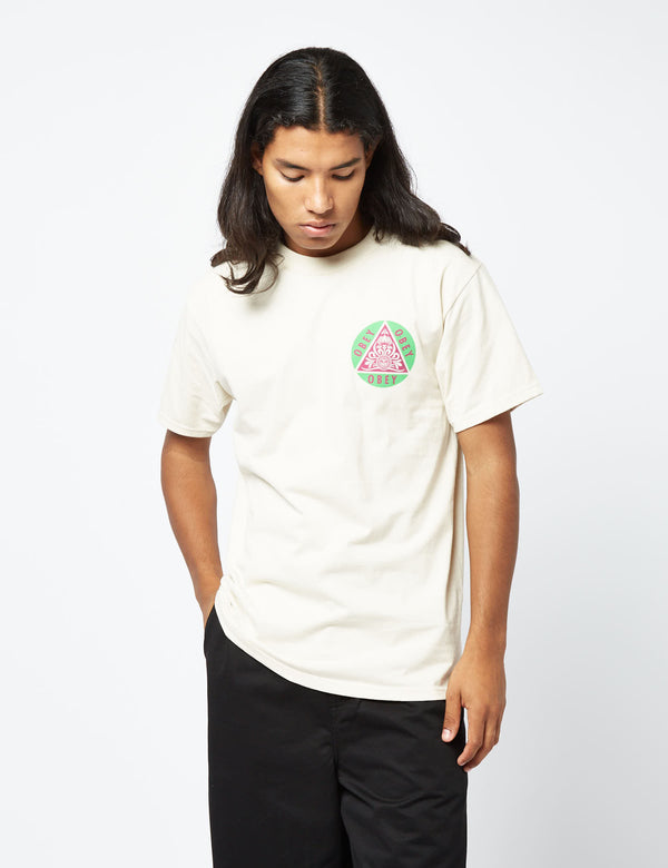 Obey Pyramid T-Shirt - Cream