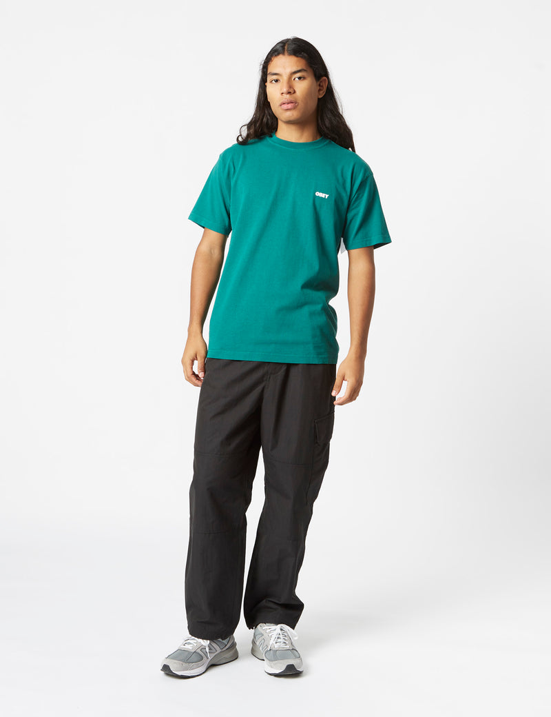 Obey Bold 3 T-Shirt - Adventure Green