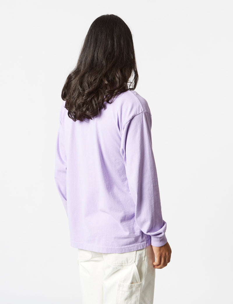 Obey Bold 3 Long Sleeve T-Shirt - Digital Lavender