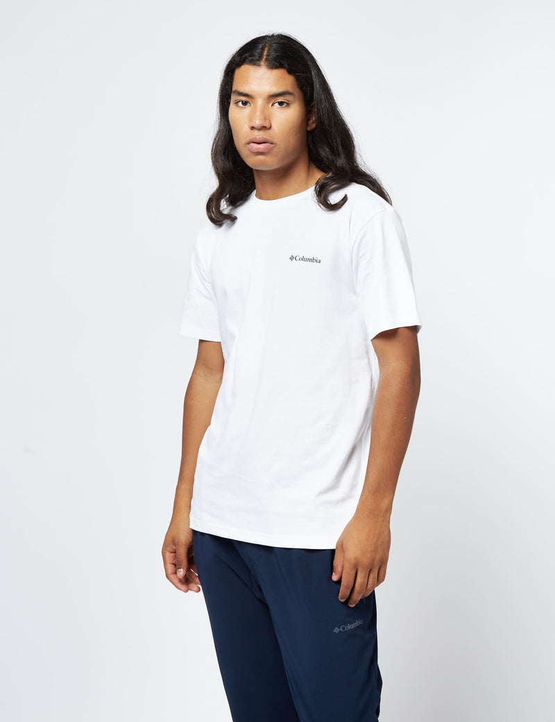 Columbia North Cascades T-Shirt - White/CSC Box Logo