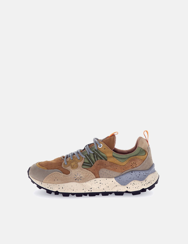 Flower Mountain Yamano 3 (Suede/Nylon) Shoes - Grey/Light Brown/Beige