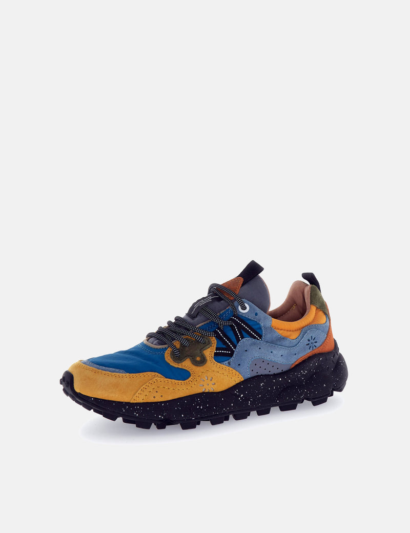 Flower Mountain Yamano 3 (Suede/Nylon) Shoes - Papaya/Black/Petrol