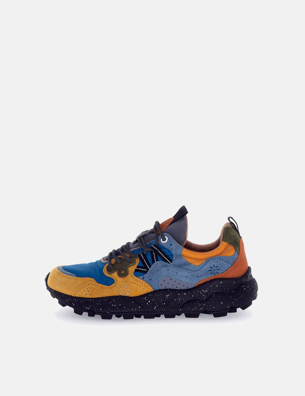 Flower Mountain Yamano 3 (Suede/Nylon) Shoes - Papaya/Black/Petrol