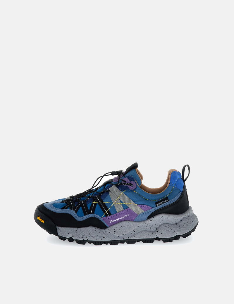 Flower Mountain Iwano 2 (Suede/Nylon) Shoes - Black/Navy Blue/Anthracite