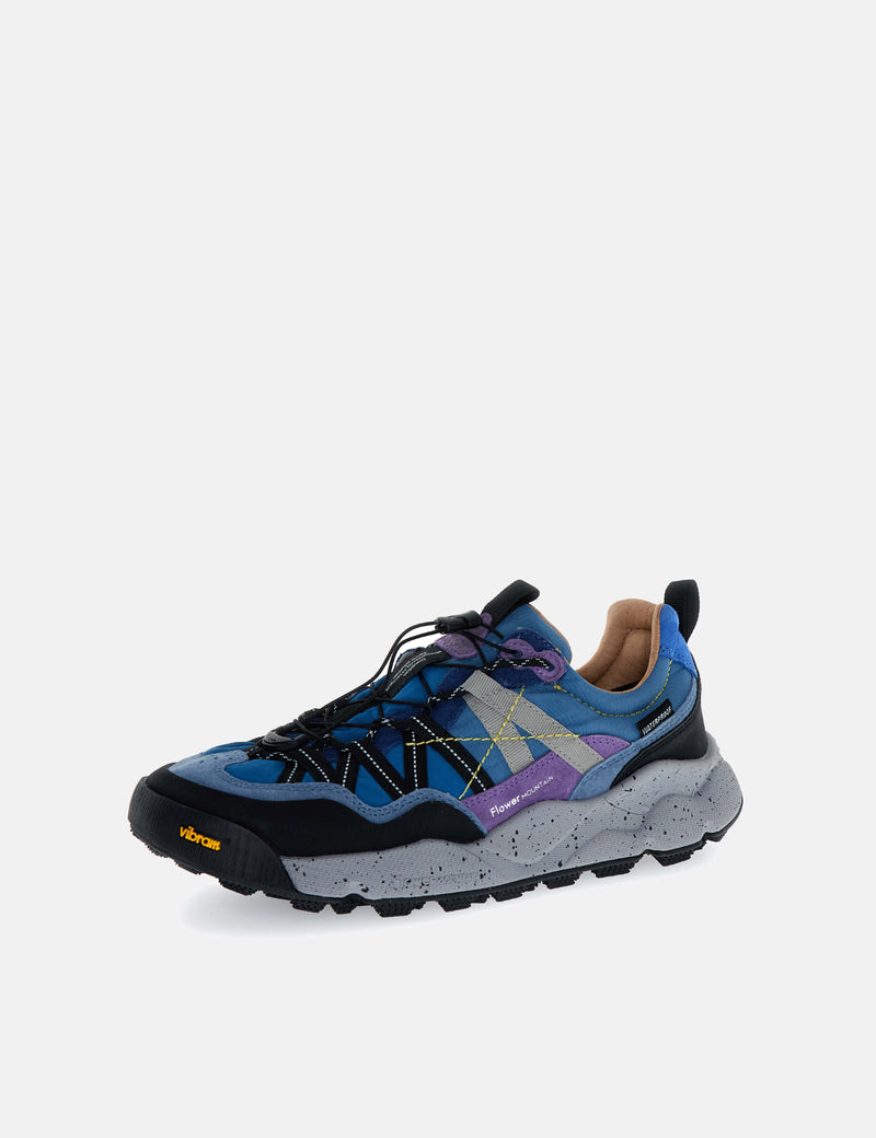 Flower Mountain Iwano 2 (Suede/Nylon) Shoes - Black/Navy Blue/Anthracite
