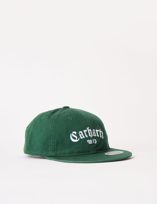 Carhartt-WIP Onyx 6-Panel Cap - Chervil Green/White