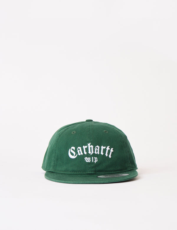 Carhartt-WIP Onyx 6-Panel Cap - Chervil Green/White