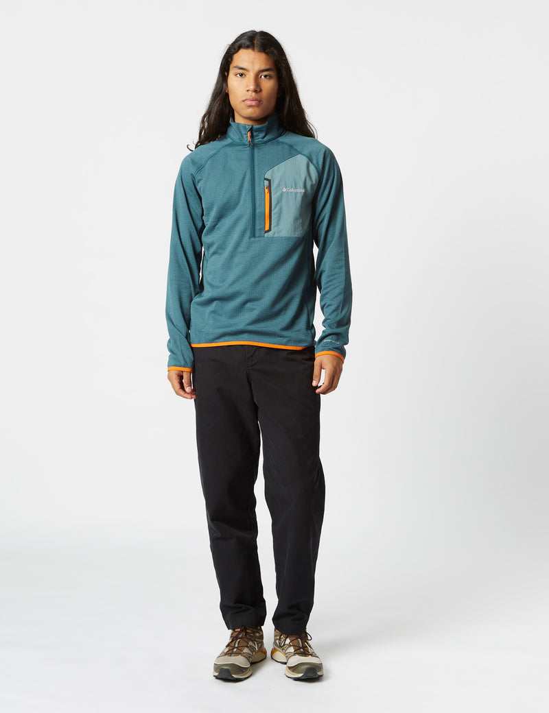 Columbia Triple Canyon Half Zip - Night Wave Blue