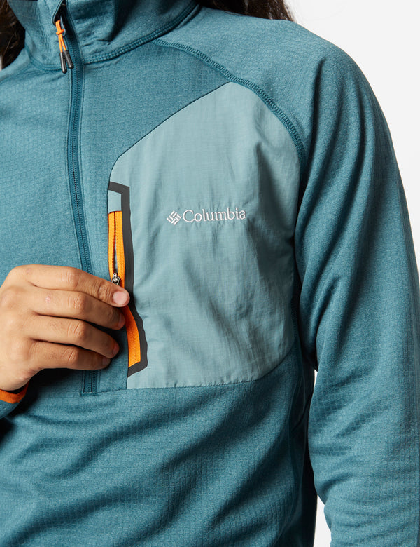 Columbia Triple Canyon Half Zip - Night Wave Blue