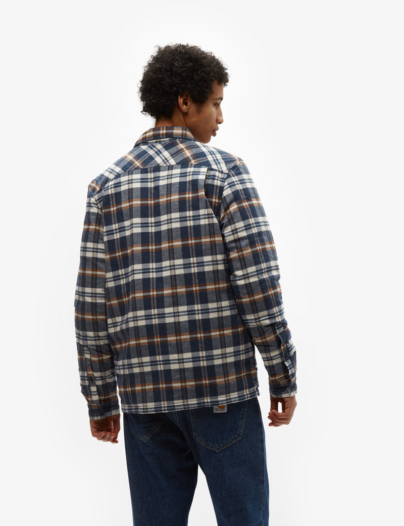 Patagonia Insulated Fjord Flannel Fields Shirt - New Navy Blue