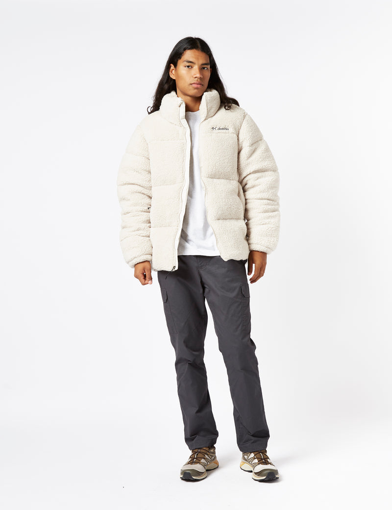 Columbia Puffect Sherpa Jacket - Dark Stone Grey