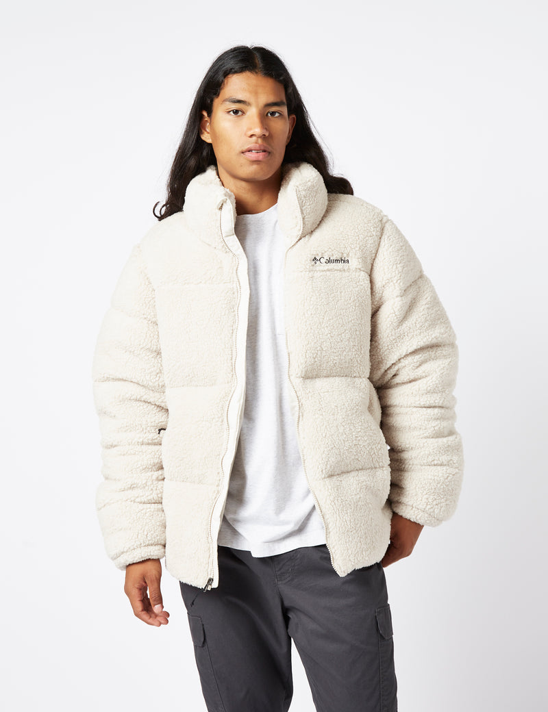 Columbia Puffect Sherpa Jacket Dark Stone Grey