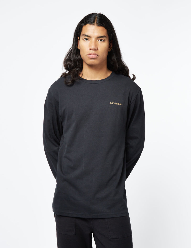 Columbia Explorers Canyon Long Sleeve T-Shirt - Black