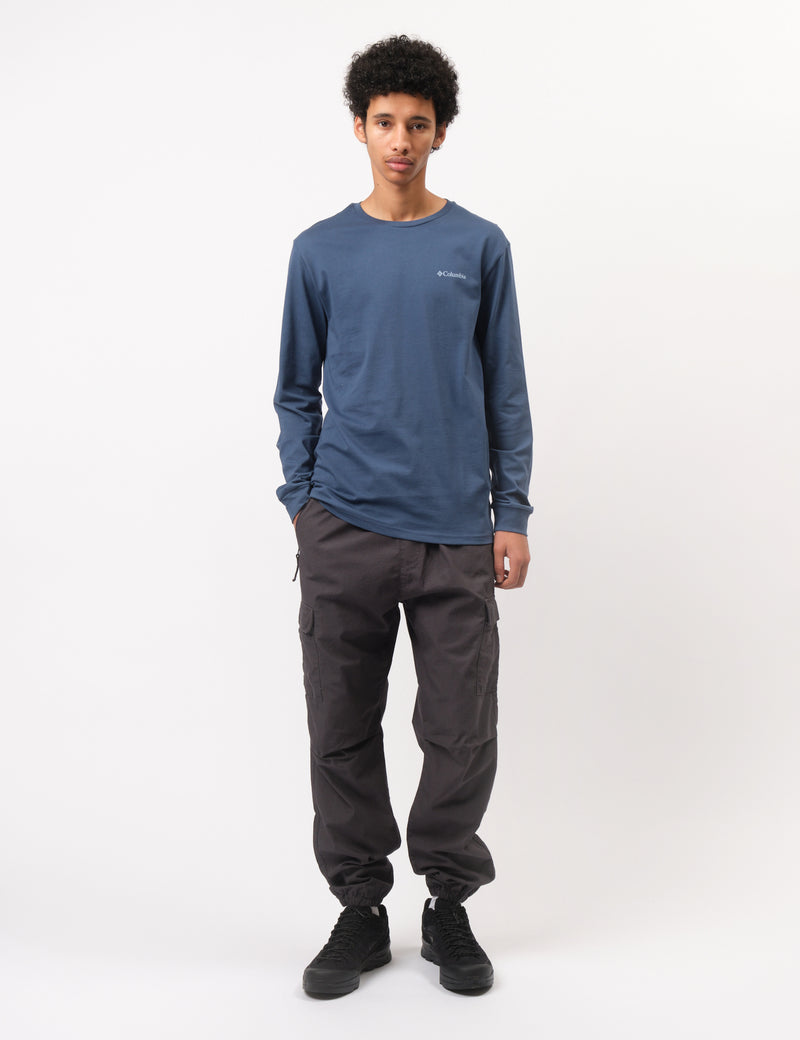 Columbia Explorers Canyon Long Sleeve T-Shirt - Mountain Blue