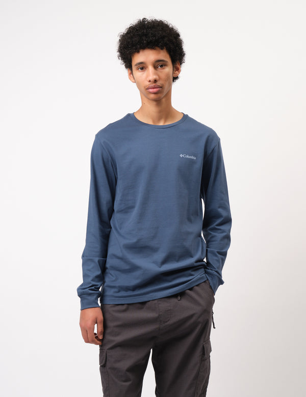 Columbia Explorers Canyon Long Sleeve T-Shirt - Mountain Blue