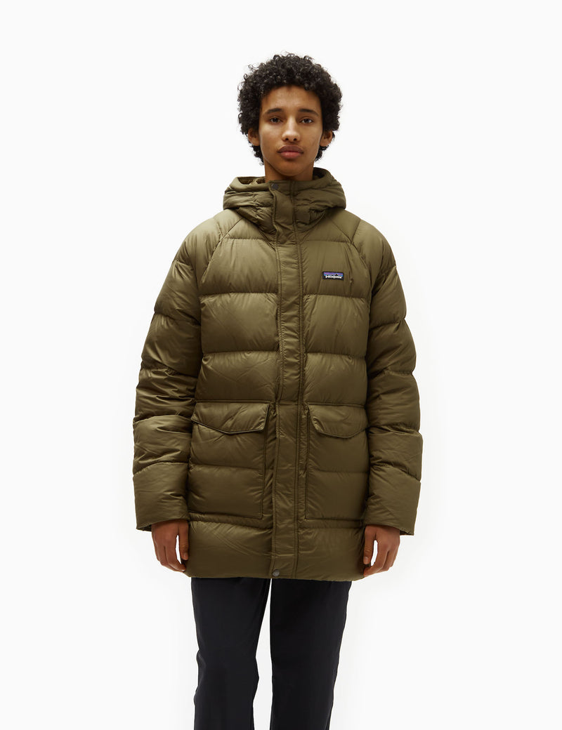 Patagonia Silent Down Parka Basin Green