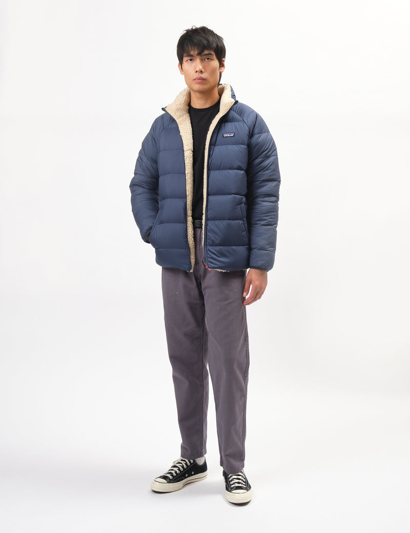 Patagonia Reversible Silent Down Jacket - New Navy Blue