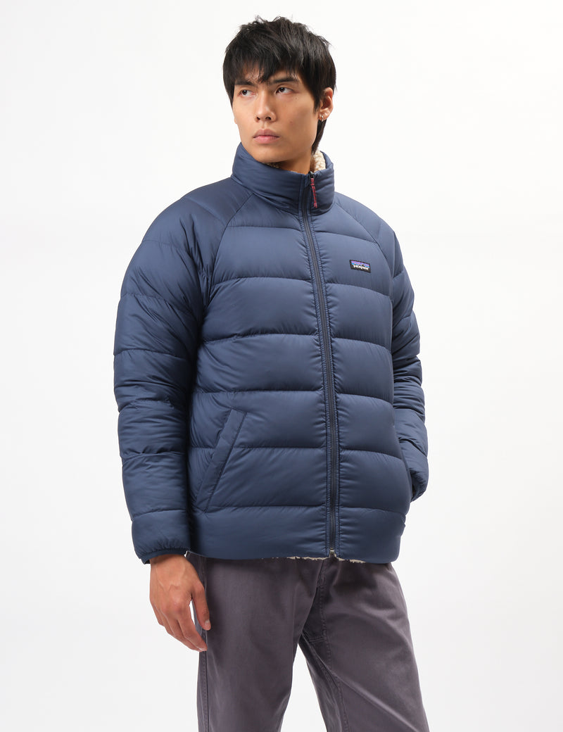 Patagonia Reversible Silent Down Jacket - New Navy Blue