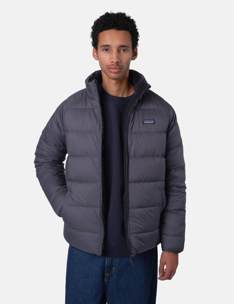 Patagonia Reversible Silent Down Jacket - Smolder Blue