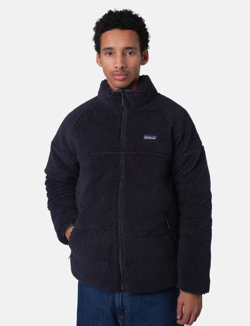 Patagonia Reversible Silent Down Jacket - Smolder Blue