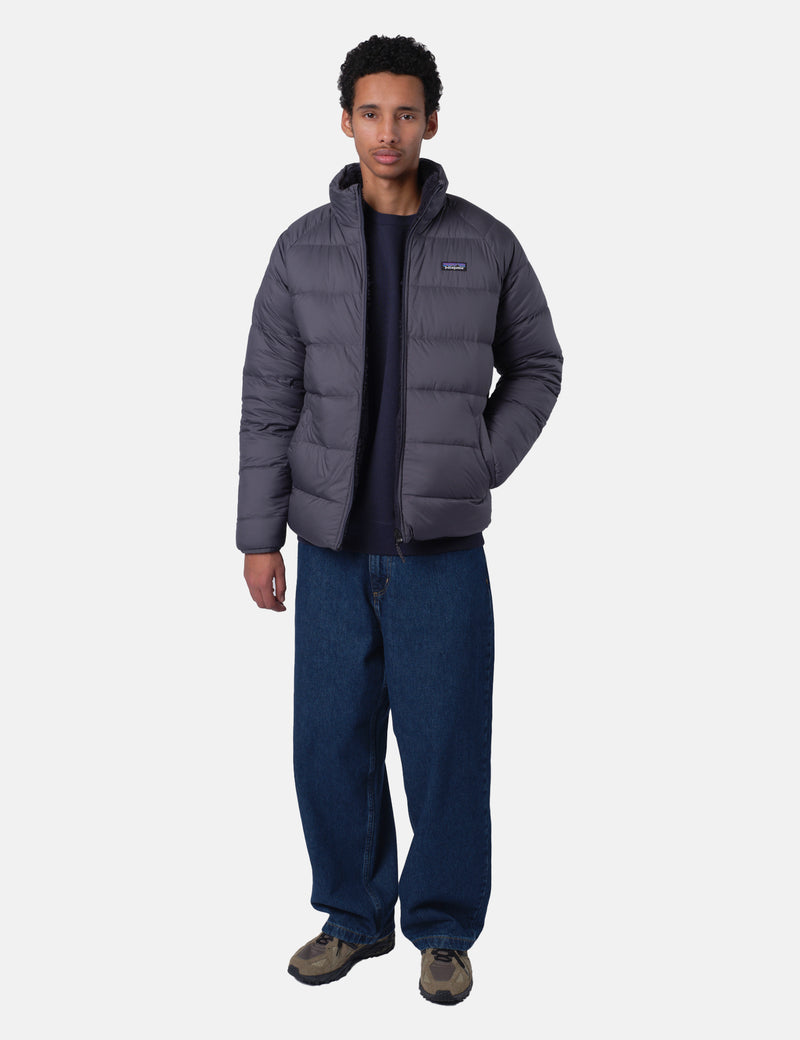 Patagonia Reversible Silent Down Jacket - Smolder Blue